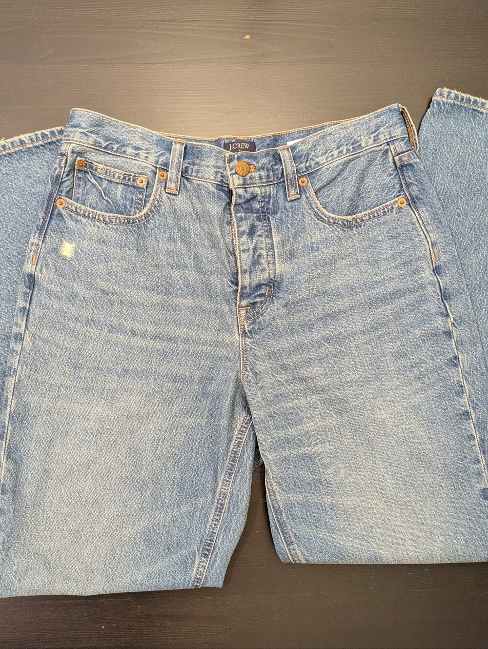 J Crew Premium high-rise straight jeans size 28T